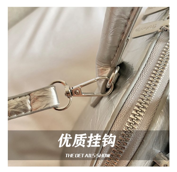 Women's PU Leather Belted Barrel Bag detail 13