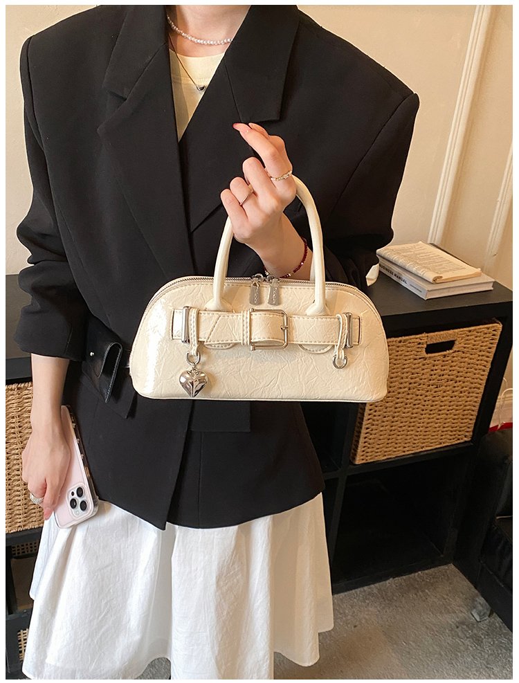 Women's PU Leather Belted Barrel Bag detail 29
