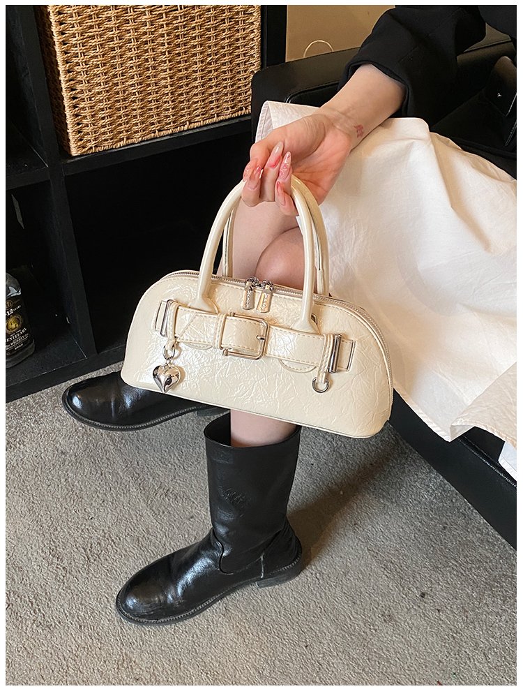Women's PU Leather Belted Barrel Bag detail 37