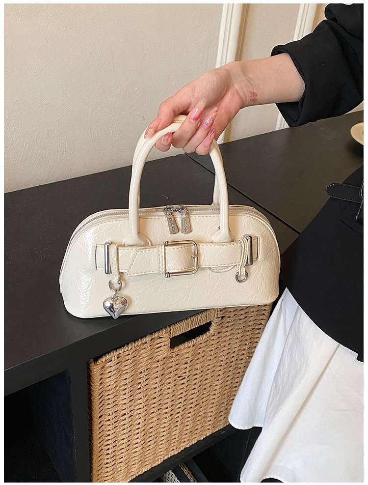 Women's PU Leather Belted Barrel Bag detail 39