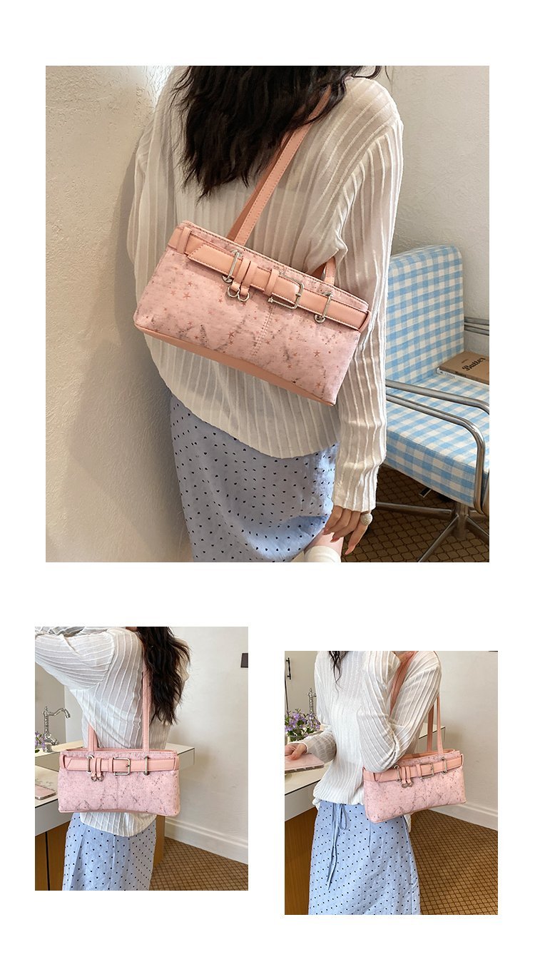 Women's PU Leather Belted Barrel Bag detail 9