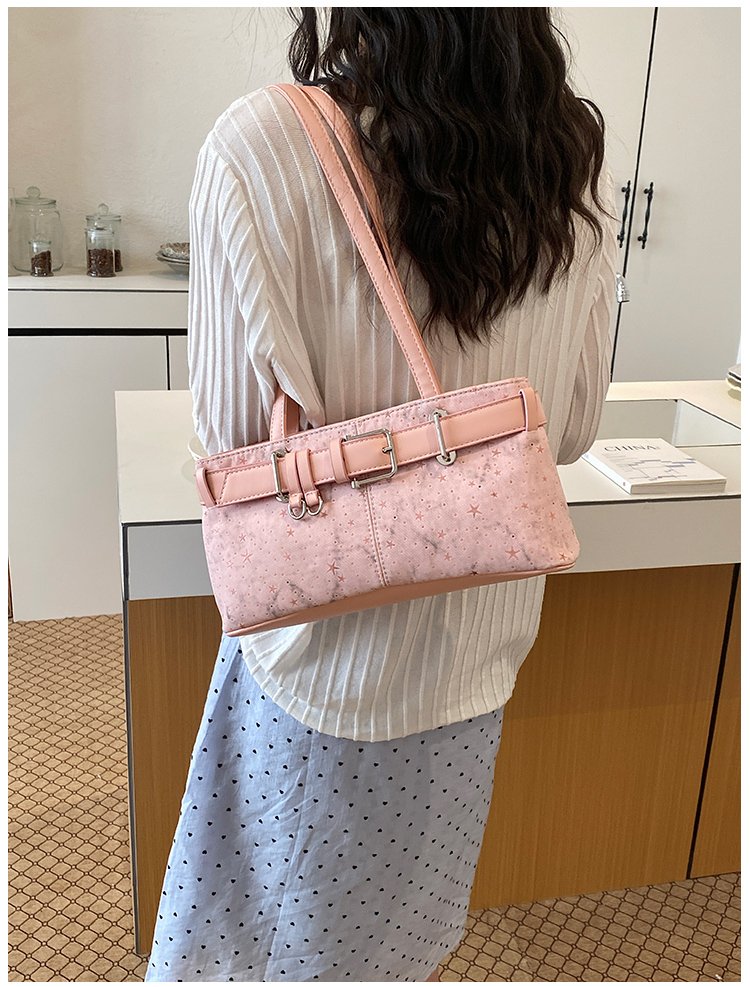 Women's PU Leather Belted Barrel Bag detail 18