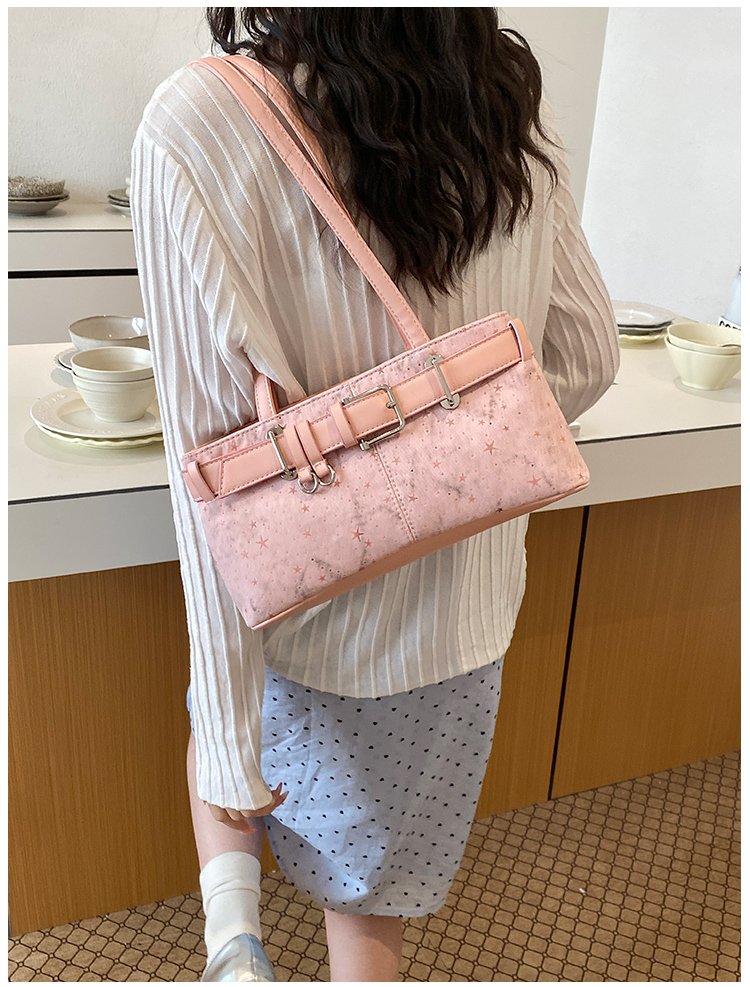 Women's PU Leather Belted Barrel Bag detail 19