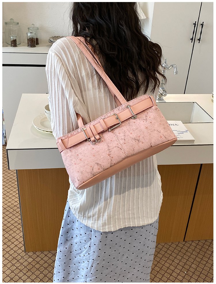 Women's PU Leather Belted Barrel Bag detail 21