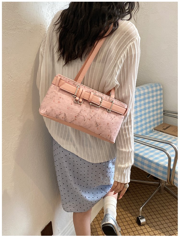 Women's PU Leather Belted Barrel Bag detail 26