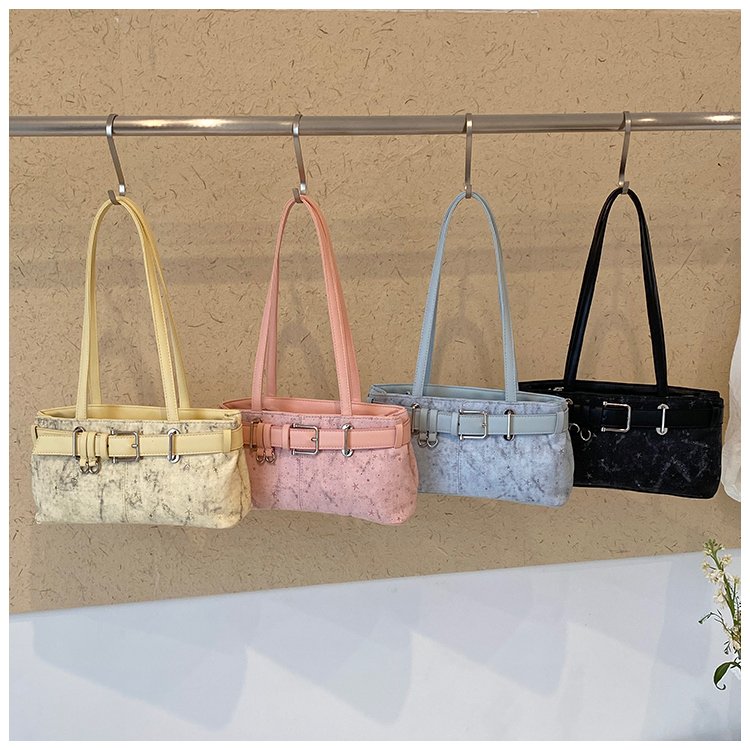 Women's PU Leather Belted Barrel Bag detail 2