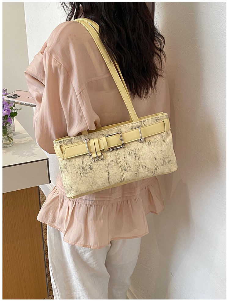Women's PU Leather Belted Barrel Bag detail 32