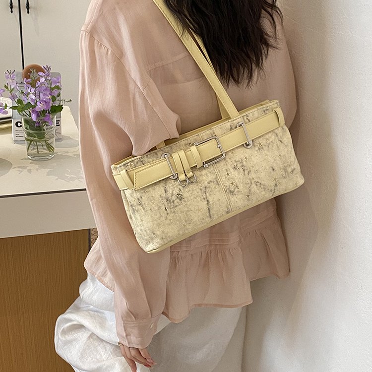 Women's PU Leather Belted Barrel Bag view 4