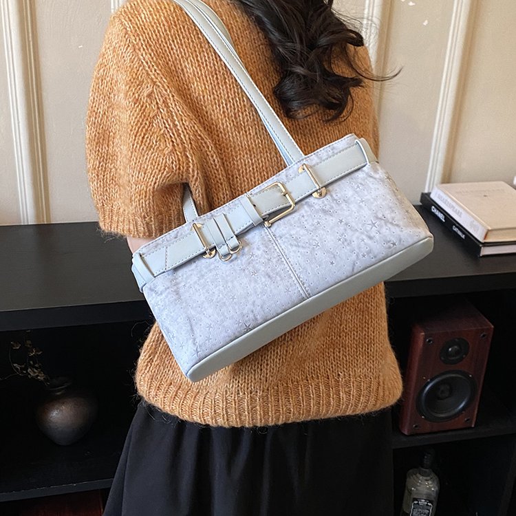 Women's PU Leather Belted Barrel Bag view 5