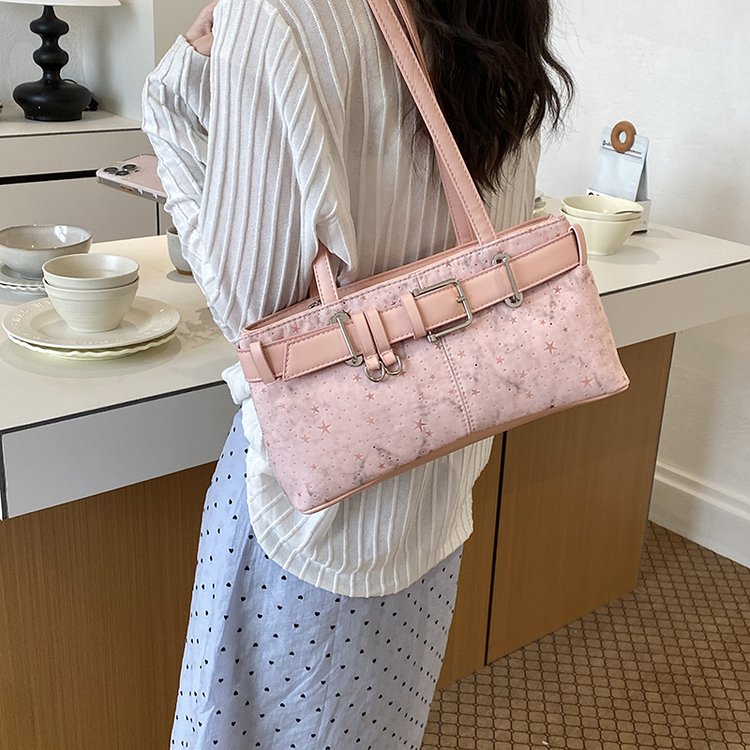 Women's PU Leather Belted Barrel Bag view 1