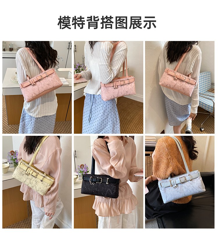 Women's PU Leather Belted Barrel Bag detail 4