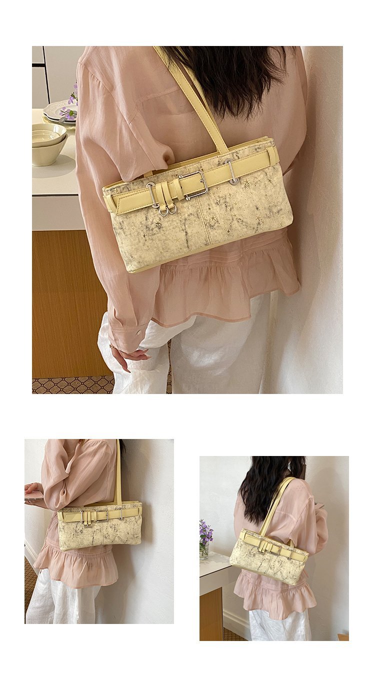 Women's PU Leather Belted Barrel Bag detail 7