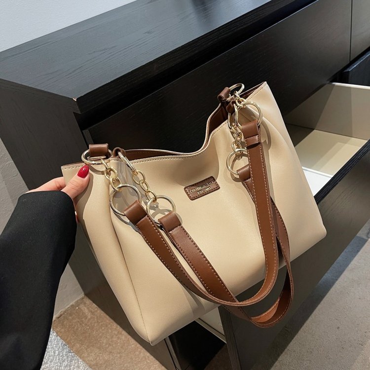 Women's PU Leather Belted Bucket Bag view 2