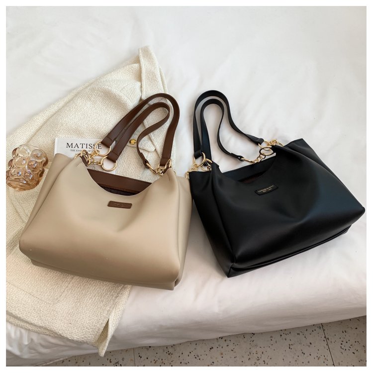 Women's PU Leather Belted Bucket Bag detail 21