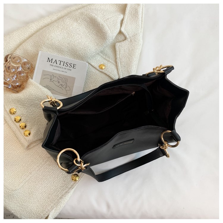Women's PU Leather Belted Bucket Bag detail 23