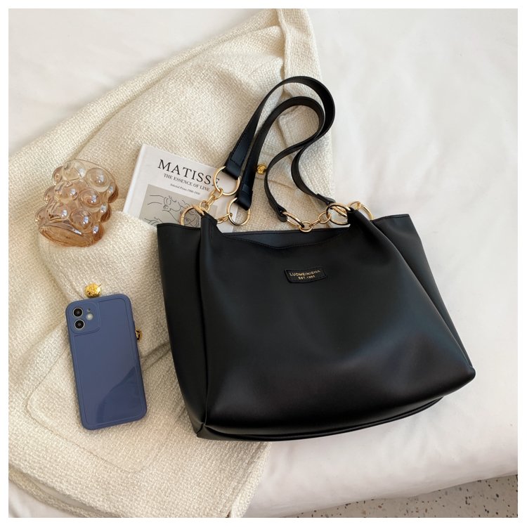 Women's PU Leather Belted Bucket Bag detail 24