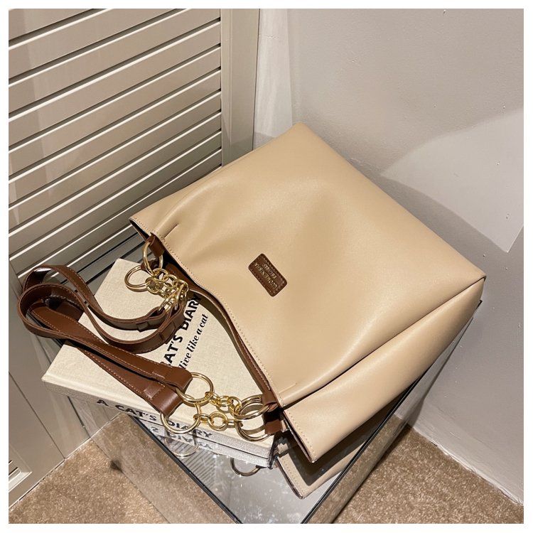 Women's PU Leather Belted Bucket Bag detail 25