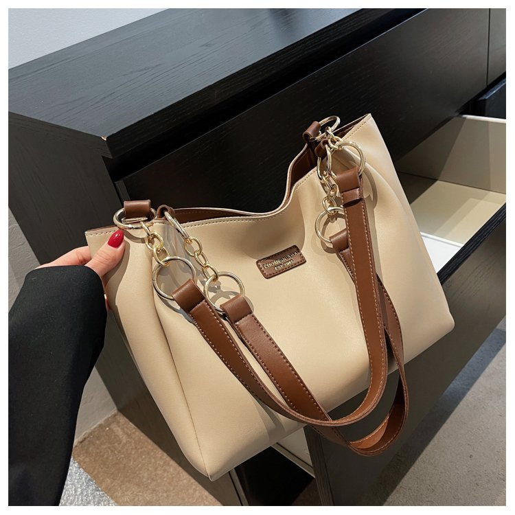 Women's PU Leather Belted Bucket Bag detail 31