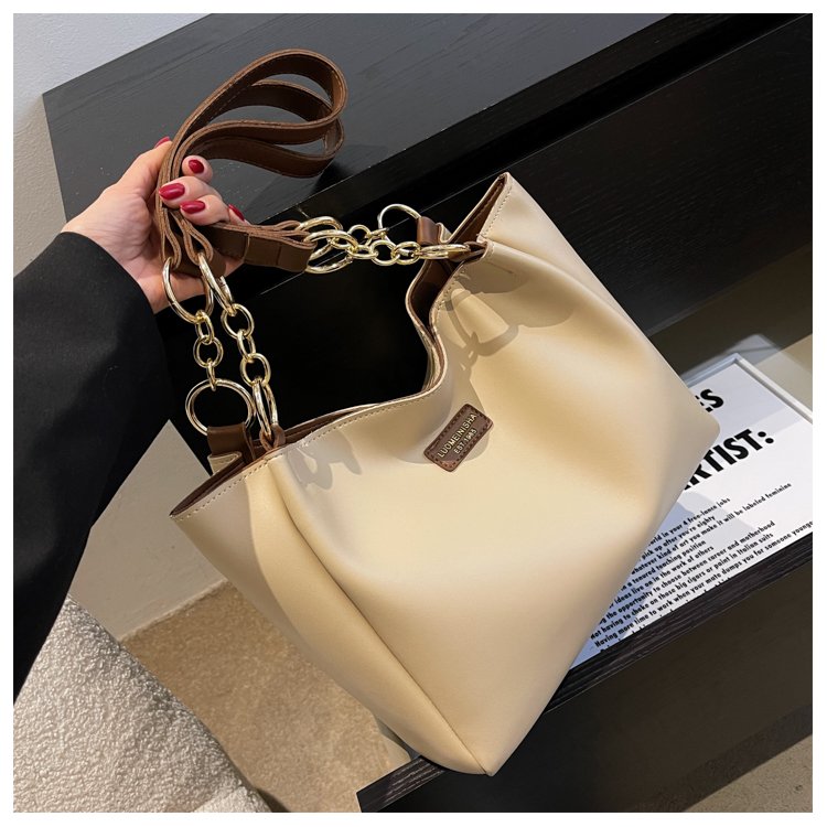 Women's PU Leather Belted Bucket Bag detail 32