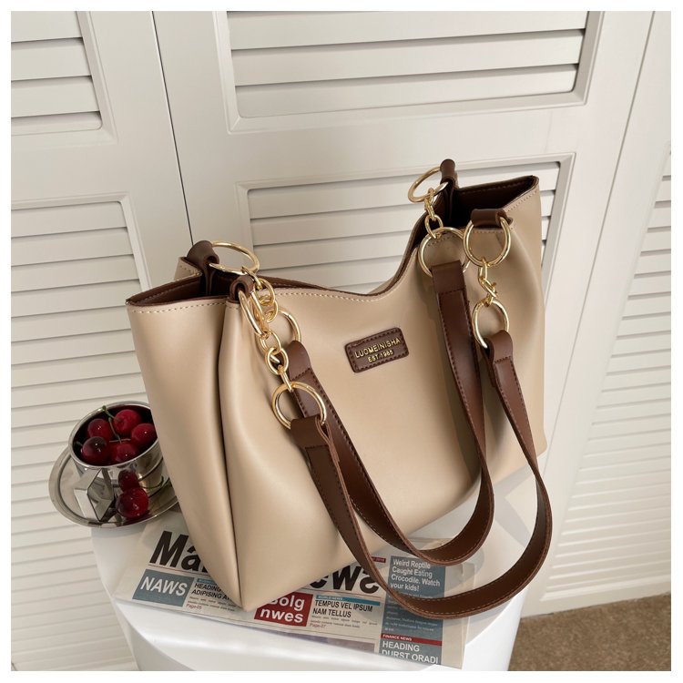 Women's PU Leather Belted Bucket Bag detail 35