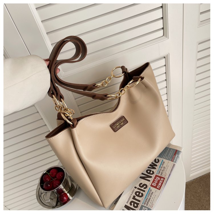 Women's PU Leather Belted Bucket Bag detail 36