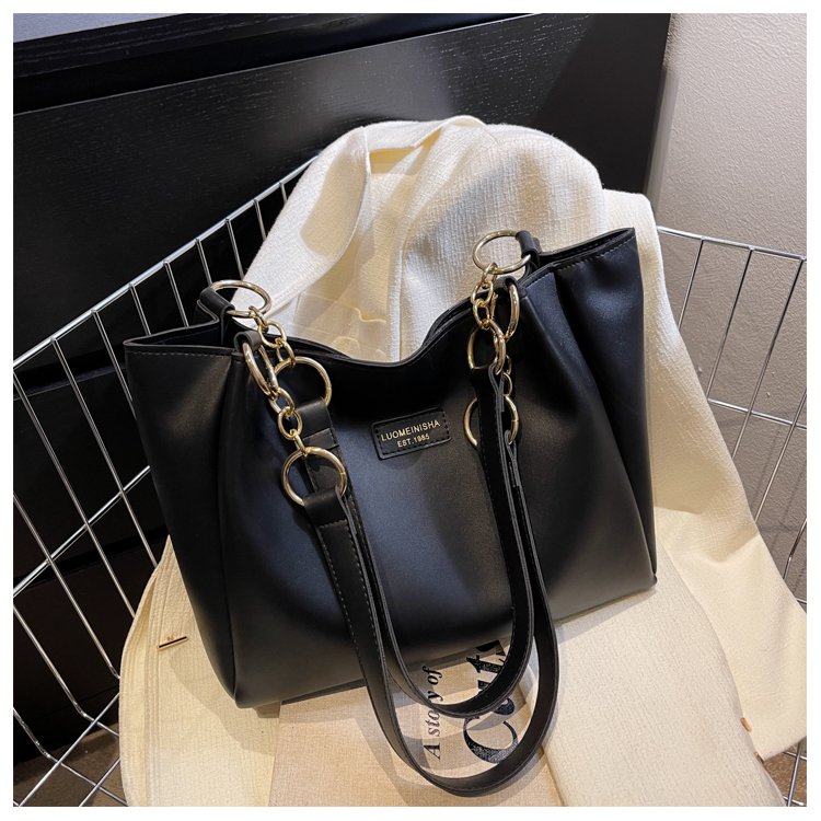 Women's PU Leather Belted Bucket Bag view 3