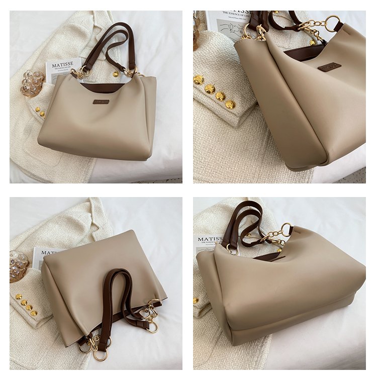 Women's PU Leather Belted Bucket Bag detail 7