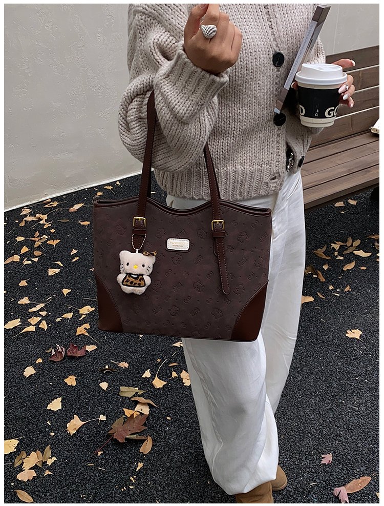 Women's PU Leather Belted Tote Bag detail 29