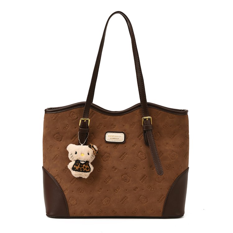 Women's PU Leather Belted Tote Bag view 1