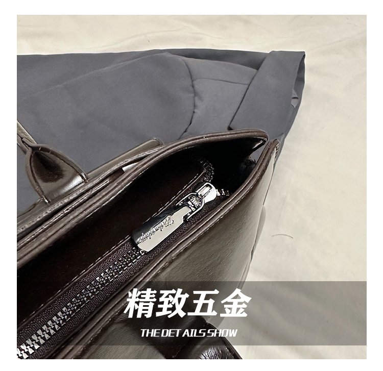 Women's PU Leather Belted Tote Bag detail 9