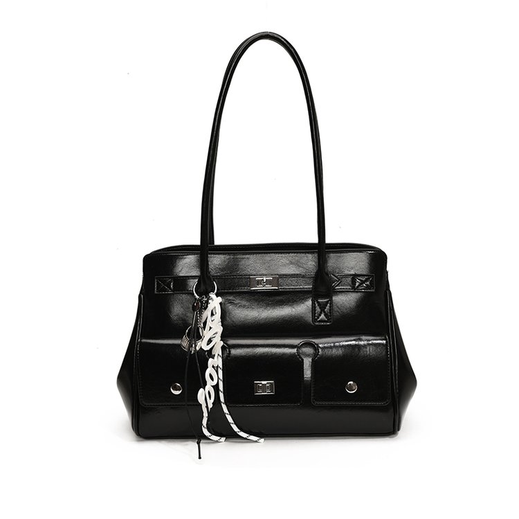 Women's PU Leather Belted Tote Bag view 6