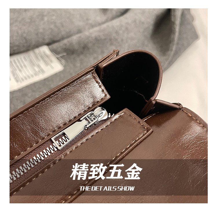 Women's PU Leather Bow Flap Backpack detail 9