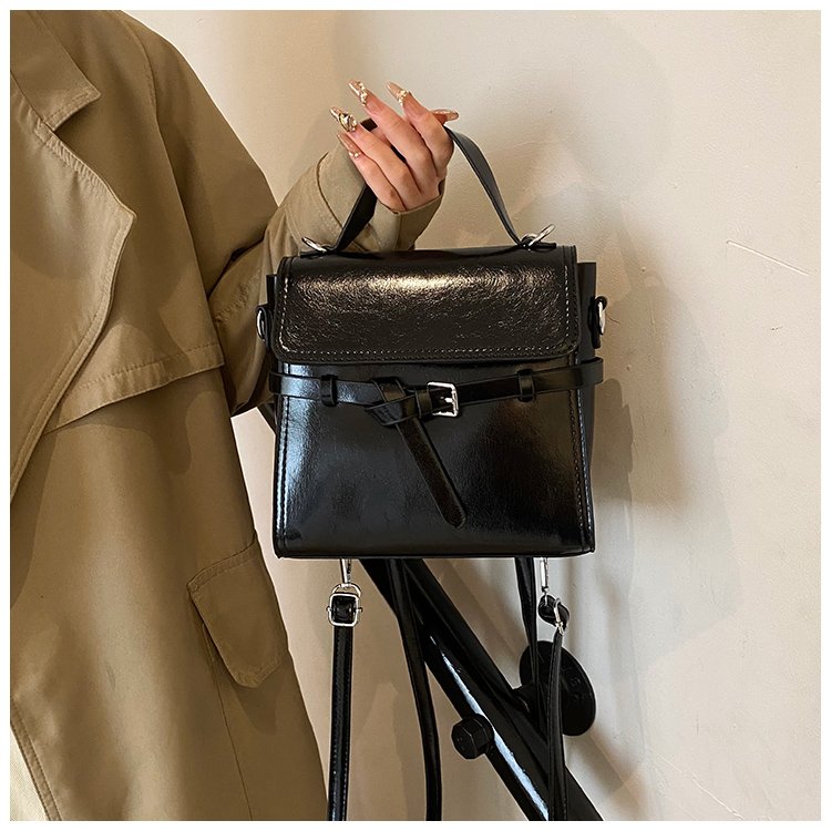 Women's PU Leather Bow Flap Backpack detail 25