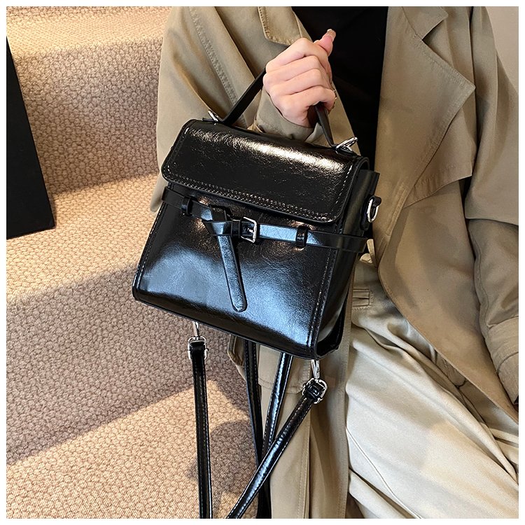 Women's PU Leather Bow Flap Backpack detail 38