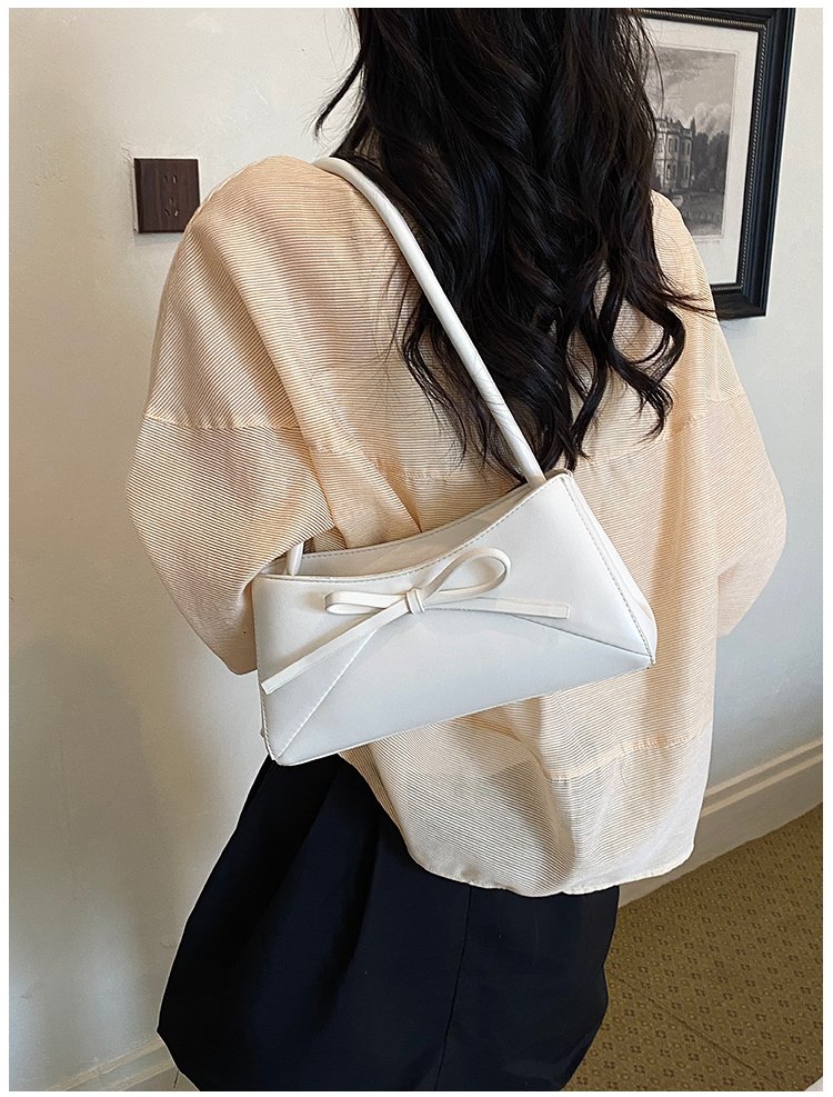 Women's PU Leather Bow Flap Shoulder Bag detail 18