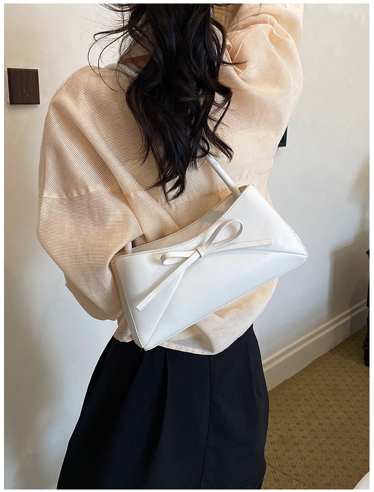 Women's PU Leather Bow Flap Shoulder Bag detail 19