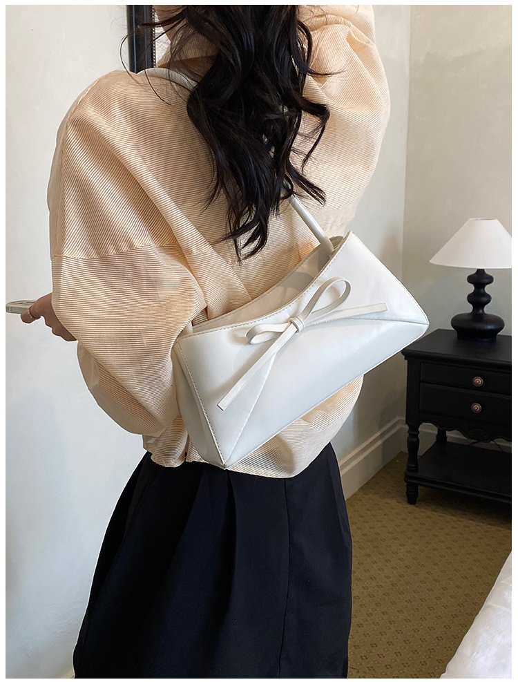 Women's PU Leather Bow Flap Shoulder Bag detail 20