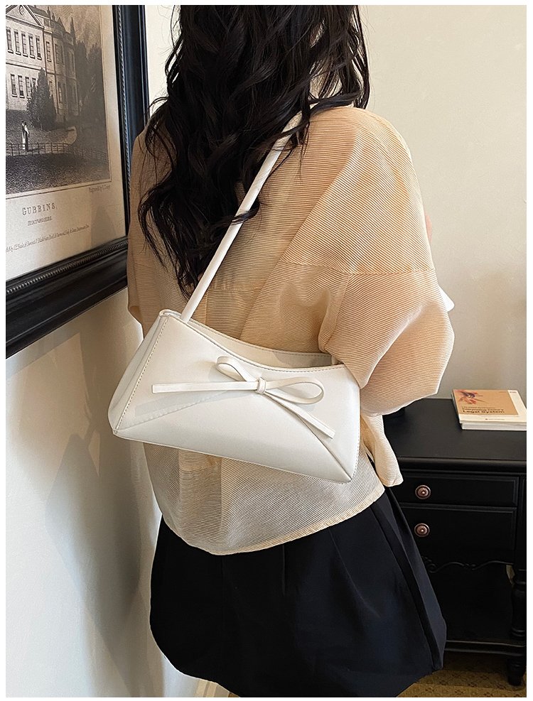 Women's PU Leather Bow Flap Shoulder Bag detail 21