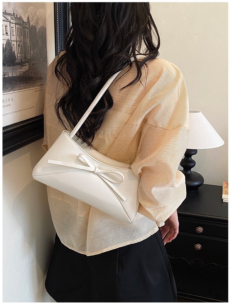 Women's PU Leather Bow Flap Shoulder Bag detail 22