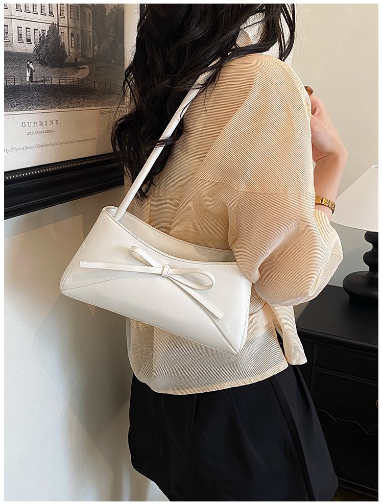 Women's PU Leather Bow Flap Shoulder Bag detail 23