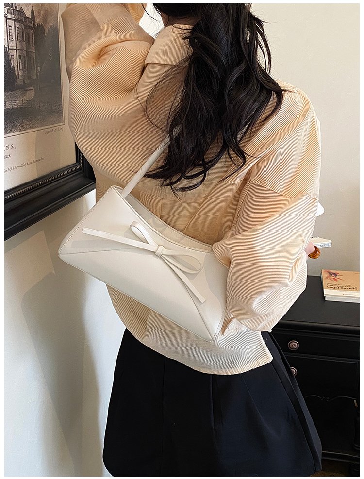 Women's PU Leather Bow Flap Shoulder Bag detail 24