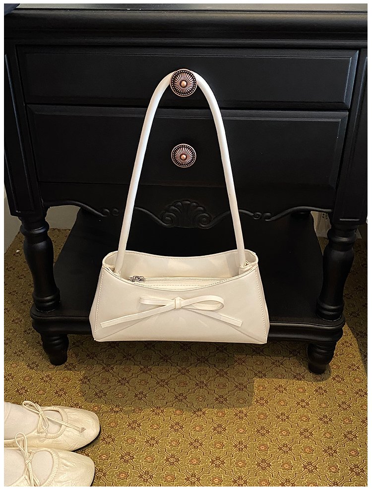Women's PU Leather Bow Flap Shoulder Bag detail 26