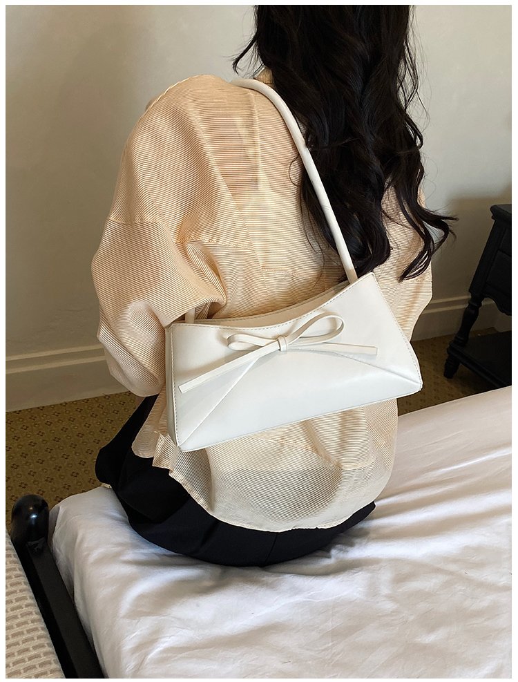 Women's PU Leather Bow Flap Shoulder Bag detail 32