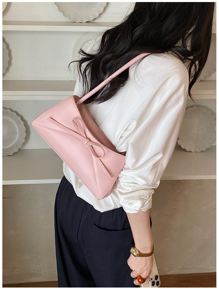 Women's PU Leather Bow Flap Shoulder Bag detail 33