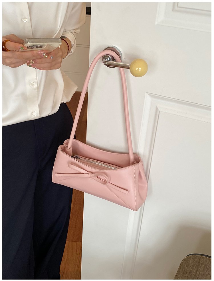 Women's PU Leather Bow Flap Shoulder Bag detail 36