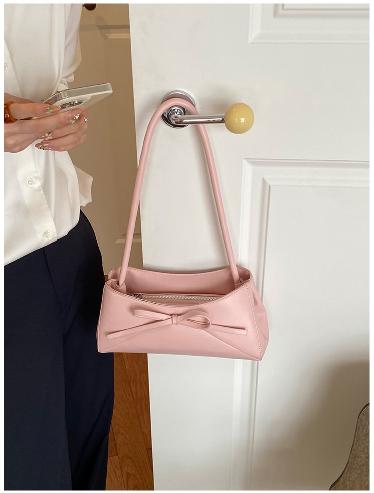 Women's PU Leather Bow Flap Shoulder Bag detail 38