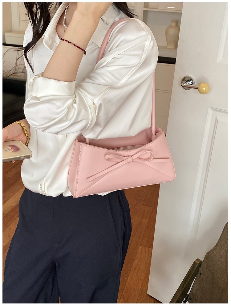 Women's PU Leather Bow Flap Shoulder Bag detail 39