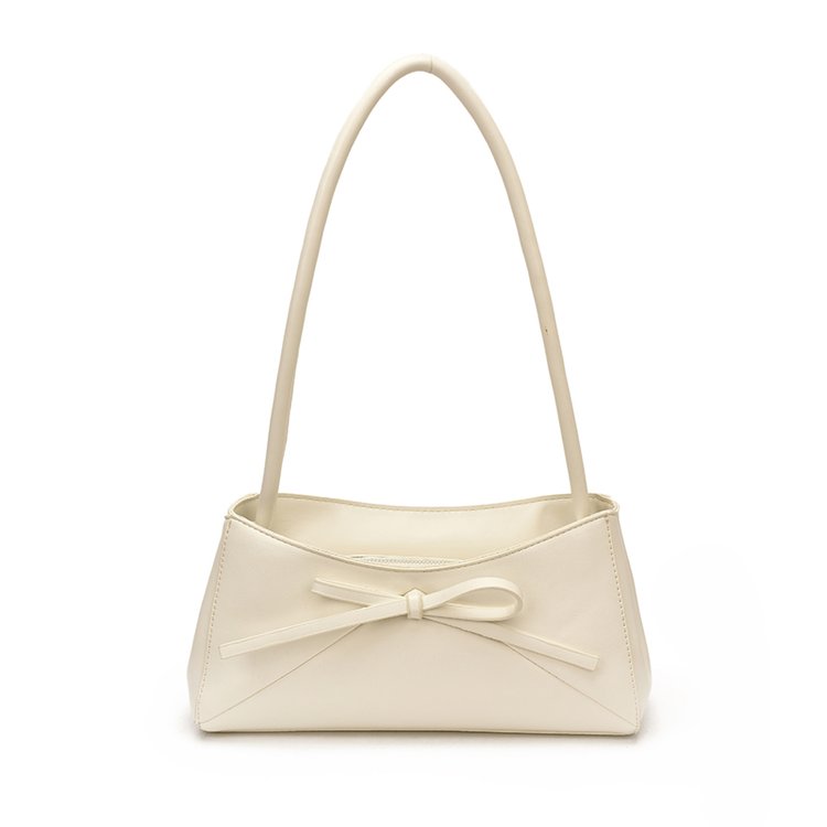 Women's PU Leather Bow Flap Shoulder Bag view 3