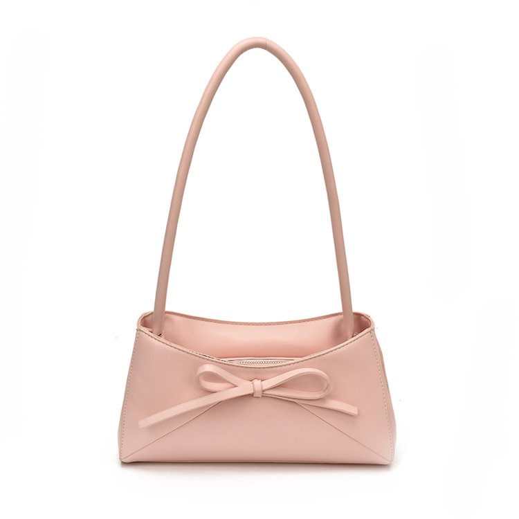 Women's PU Leather Bow Flap Shoulder Bag view 1