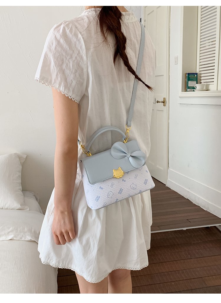 Women's PU Leather Bow Flap Top Handle Crossbody Bag detail 28